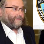 Jacob Daskal, former leader of the Boro Park Shomrim, wearing traditional Orthodox Jewish attire. Convicted of sexual abuse and sentenced to 17.5 years in prison.